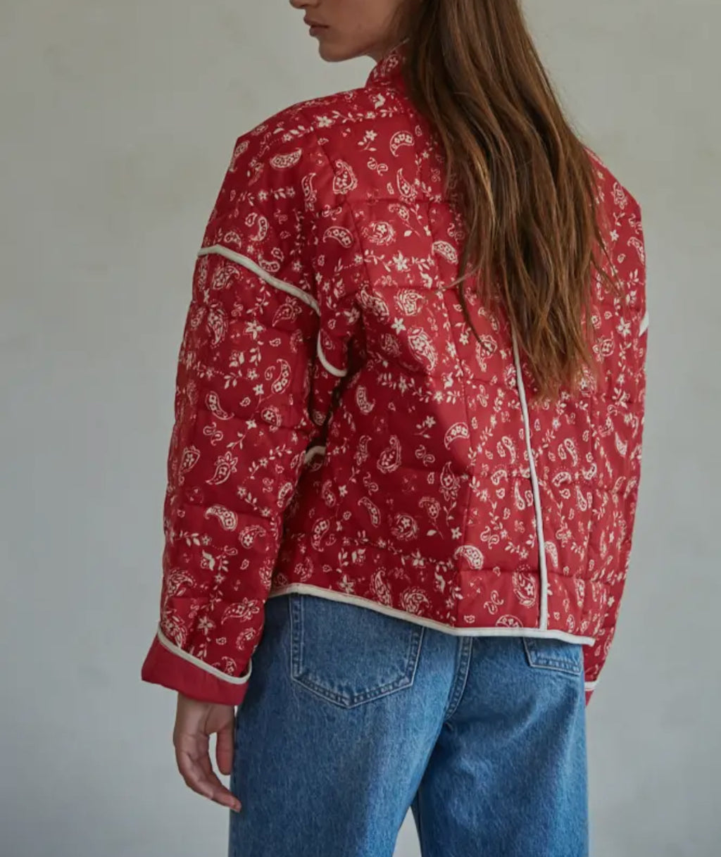 Quilted Paisley Jacket