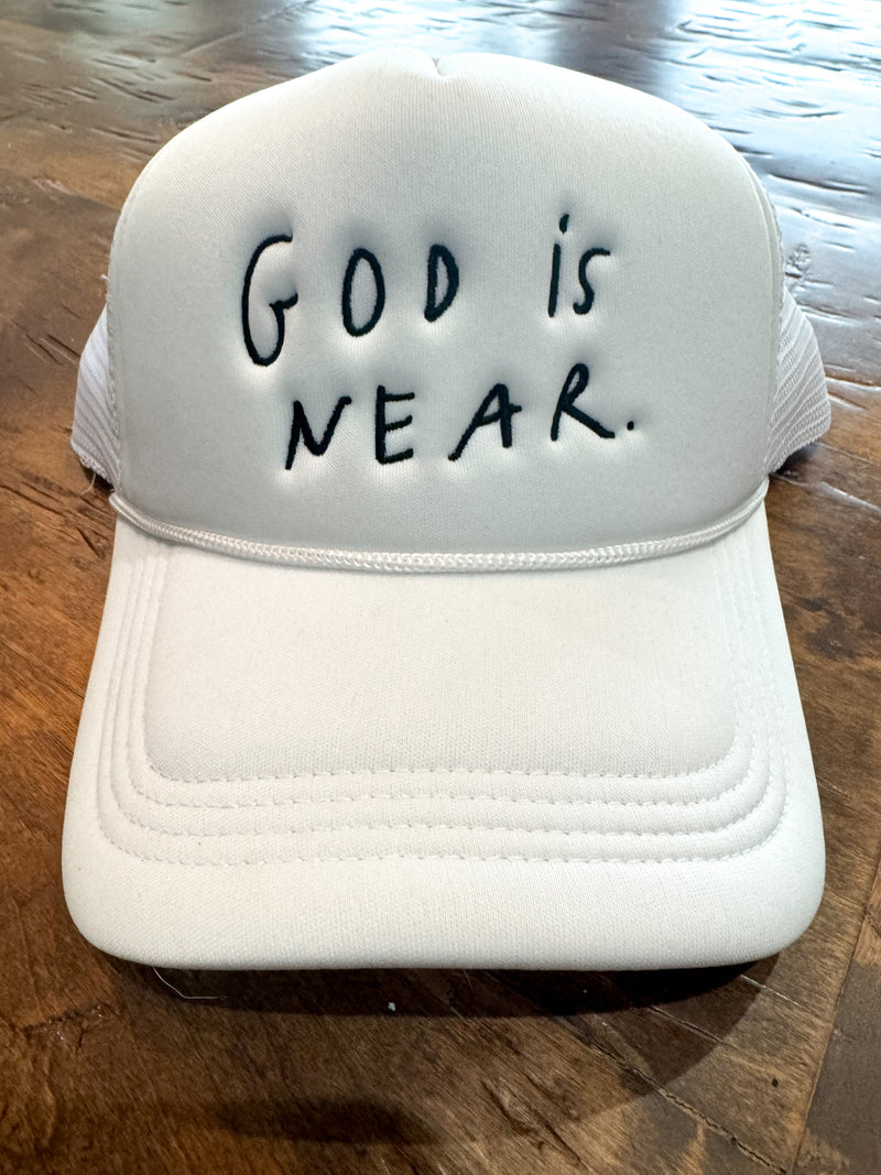 God is Near Trucker Hat